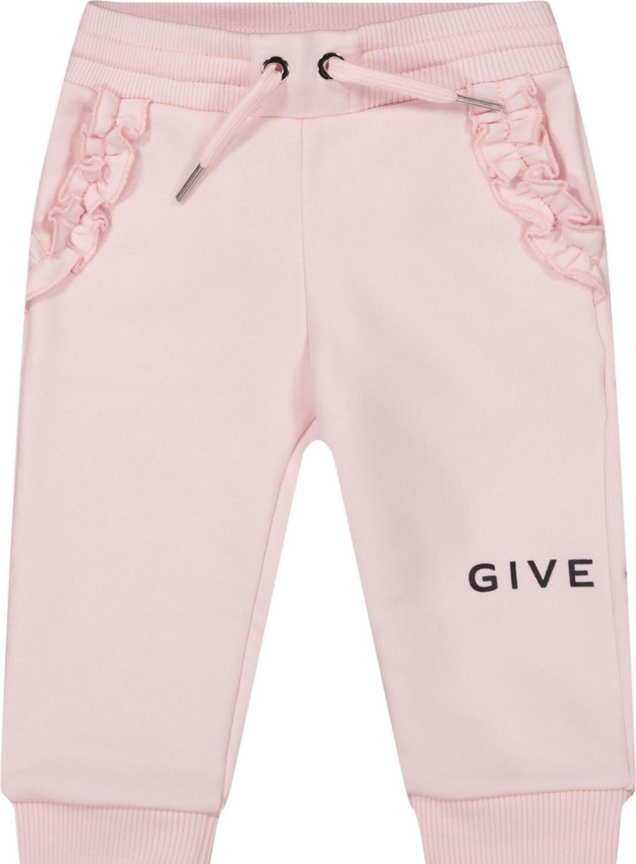 Kids Givenchy Broeken | Givenchy Givenchy Baby Meisjes Broek Licht Roze Roze