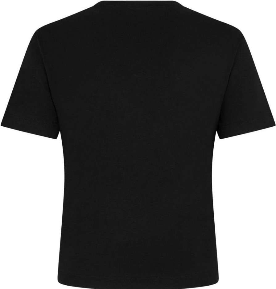 Dames Dsquared2 | Dsquared2 T-Shirts And Polos Black Zwart