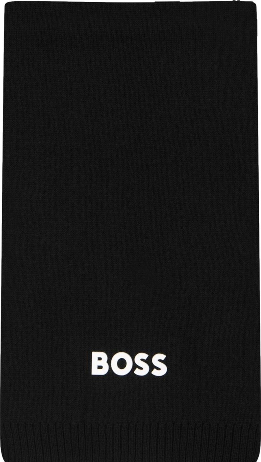 Kids Hugo Boss Accessoires | Hugo Boss Boss Baby Jongens Sjaals Zwart Zwart