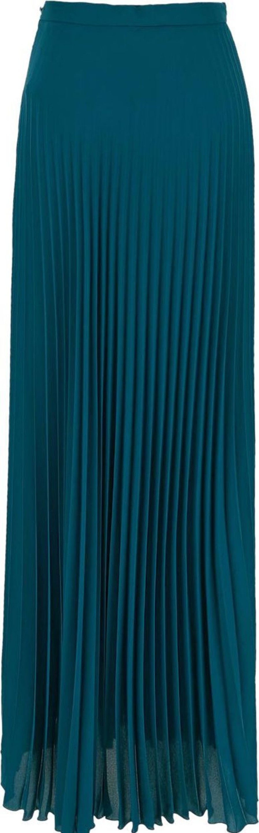 Dames Elisabetta Franchi | Elisabetta Franchi Strass-Embellished Pleated Skirt Blauw