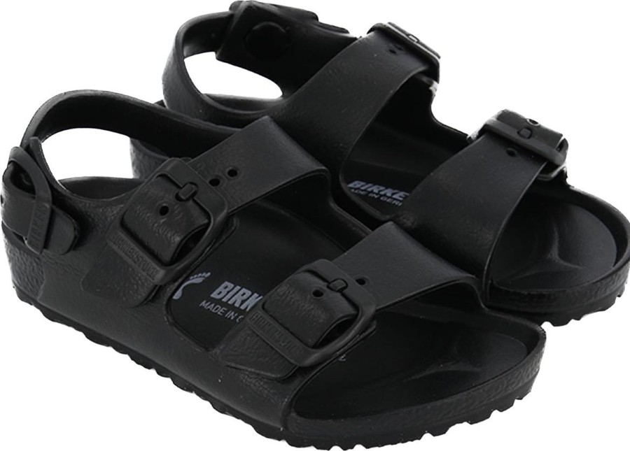 Kids Birkenstock Schoenen | Birkenstock Birkenstock Kinder Unisex Sandalen Zwart Zwart