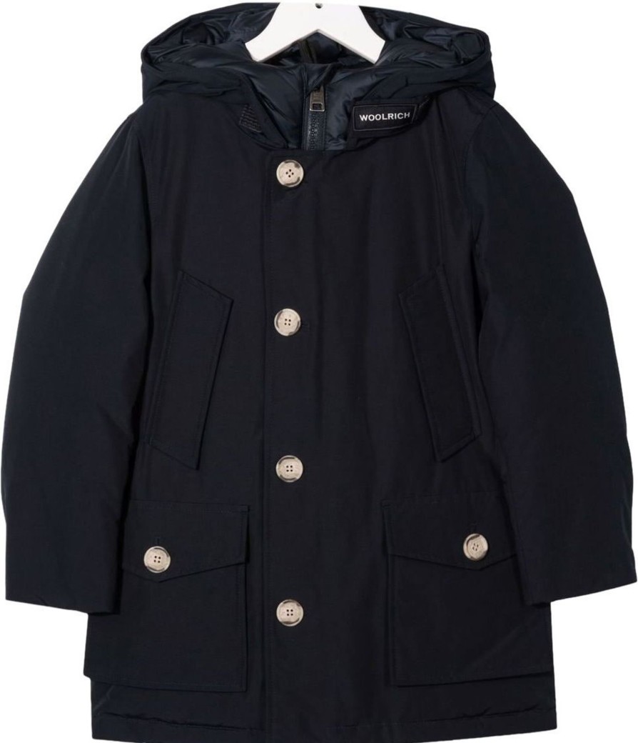 Kids Woolrich Colberts | Woolrich Woolrich Coats Black Zwart