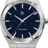 Heren Paul Rich | Paul Rich Cosmic Collection Silver Cos04 Horloge 45 Mm Blauw