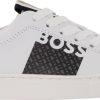 Kids Hugo Boss Sneakers | Hugo Boss Boss Kinder Jongens Sneakers Wit Wit