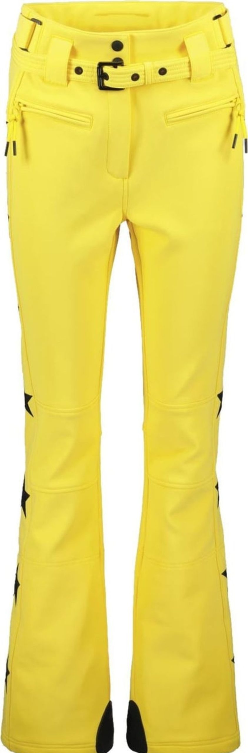 Dames Airforce Sport | Airforce Sport Airforce Aspen Ski Pants Star Dragon Yellow/Black Zwart