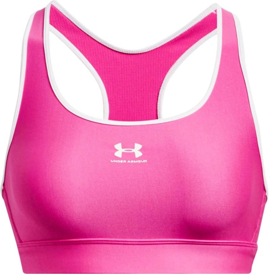 Dames Under Armour | Under Armour Top Woman Ua Authentics Mid Padless 1373865-0652 Roze