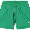 Heren Malelions | Malelions Split Swimshort - Green/White Groen