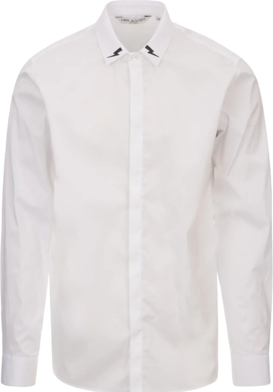 Heren Neil Barrett | Neil Barrett Shirts White Wit