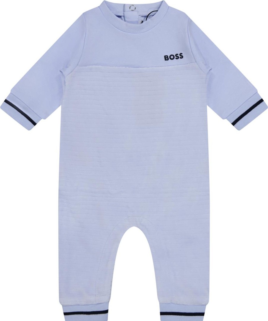 Kids Hugo Boss Sets | Hugo Boss Boss Jongens Boxpakje Licht Blauw Blauw