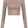 Dames Malelions | Malelions Women Sport Longsleeve Top - Vanil Beige