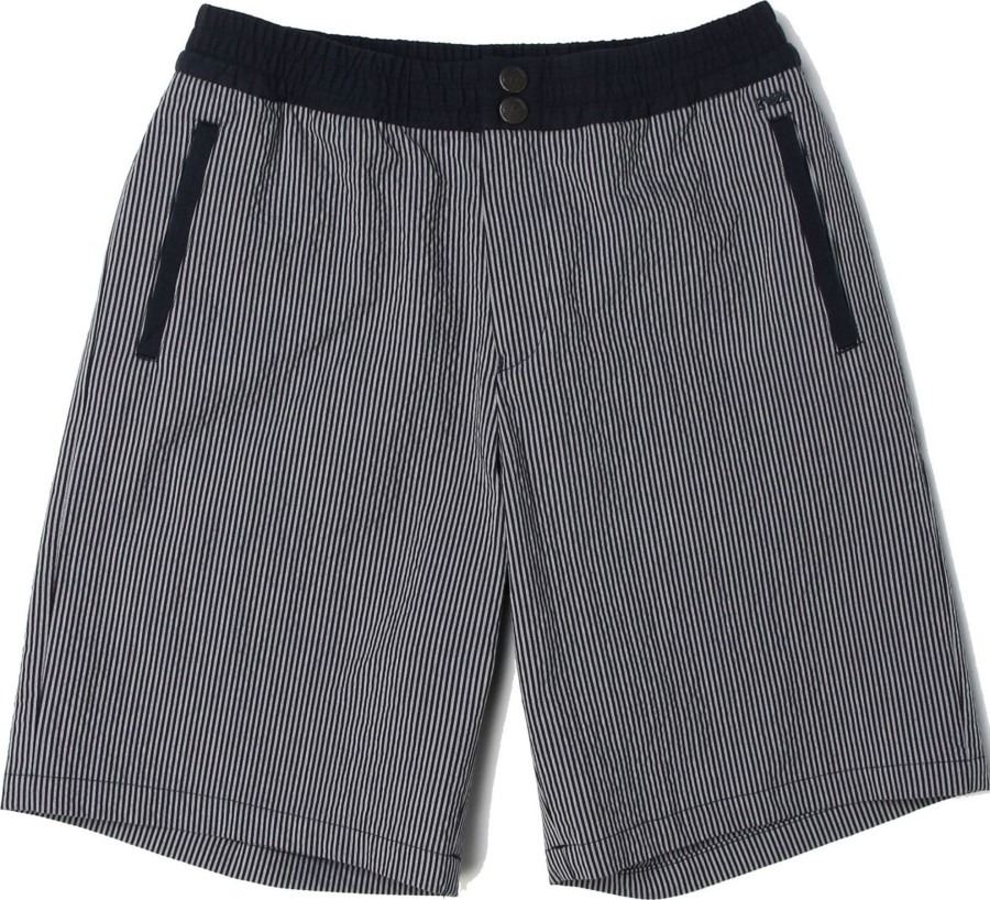 Kids Emporio Armani Shorts | Emporio Armani Short Seersucker Male Blauw