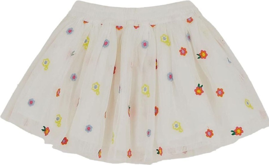 Kids Stella McCartney Rokken | Stella Mccartney Plisse Mini Skirt Wit