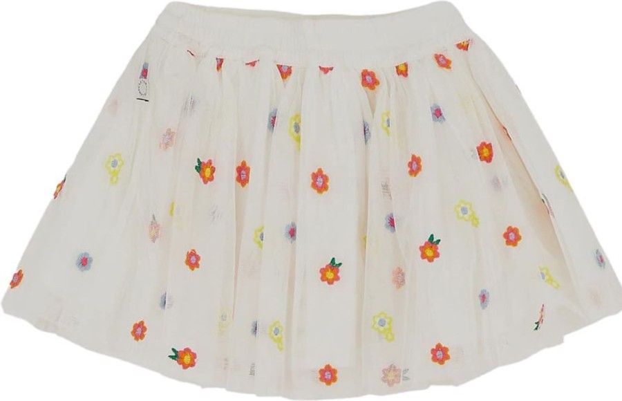 Kids Stella McCartney Rokken | Stella Mccartney Plisse Mini Skirt Wit