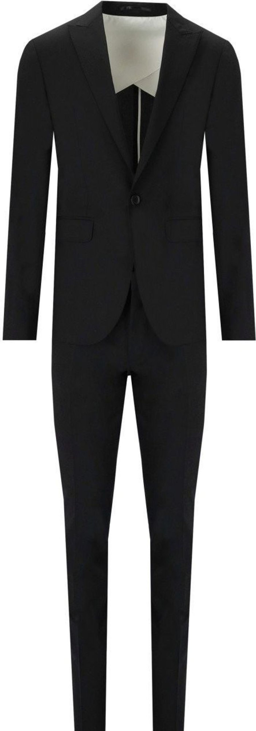 Heren Dsquared2 | Dsquared2 Tokyo Black Suit Black Zwart