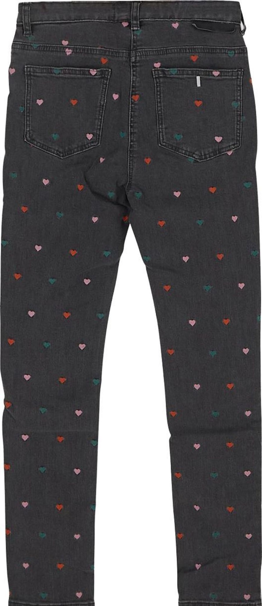 Kids Stella McCartney Broeken | Stella Mccartney Hearts Jeans Zwart