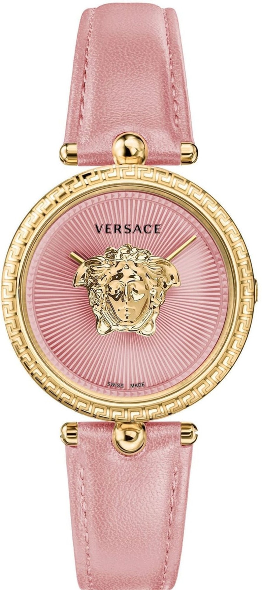 Dames Versace | Versace Vecq01220 Palazzo Dames Horloge 34 Mm Roze