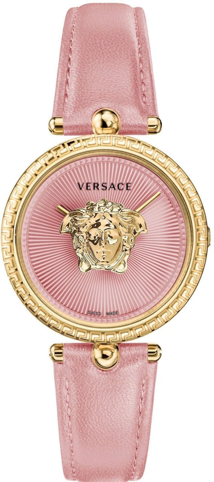 Dames Versace | Versace Vecq01220 Palazzo Dames Horloge 34 Mm Roze