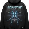 Heren JORCUSTOM | Jorcustom Magnetic Zipped Hoodie Black Zwart