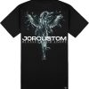 Heren JORCUSTOM | Jorcustom Bw-Angel Slim Fit T-Shirt Black Zwart