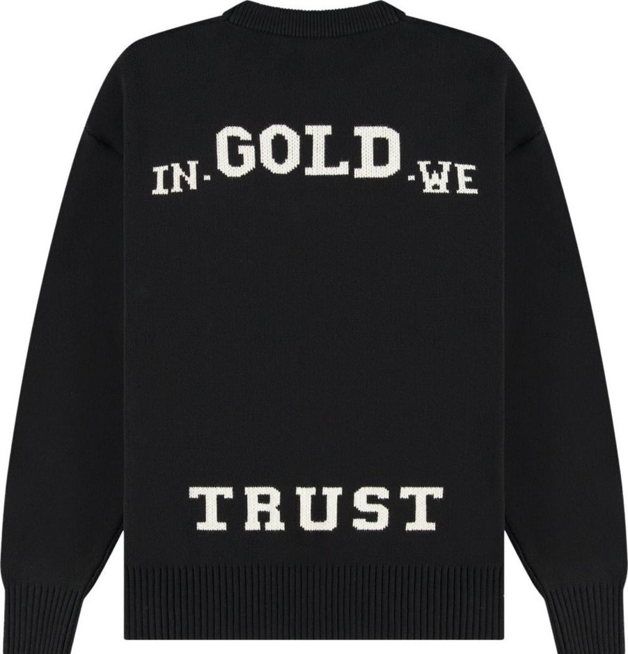 Heren In Gold We Trust | In Gold We Trust The Slim Jim Jet Black Zwart