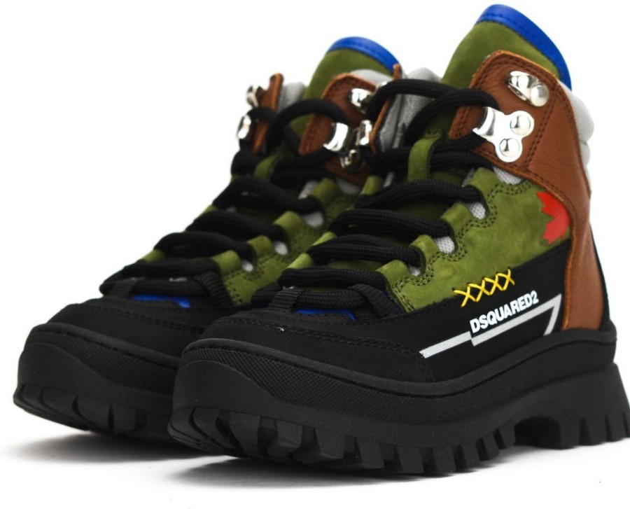 Kids Dsquared2 Schoenen | Dsquared2 Bergschoen Junior Zwart Zwart