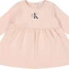 Kids Calvin Klein Jurken | Calvin Klein Calvin Klein Baby Meisjes Jurkje Licht Roze Roze