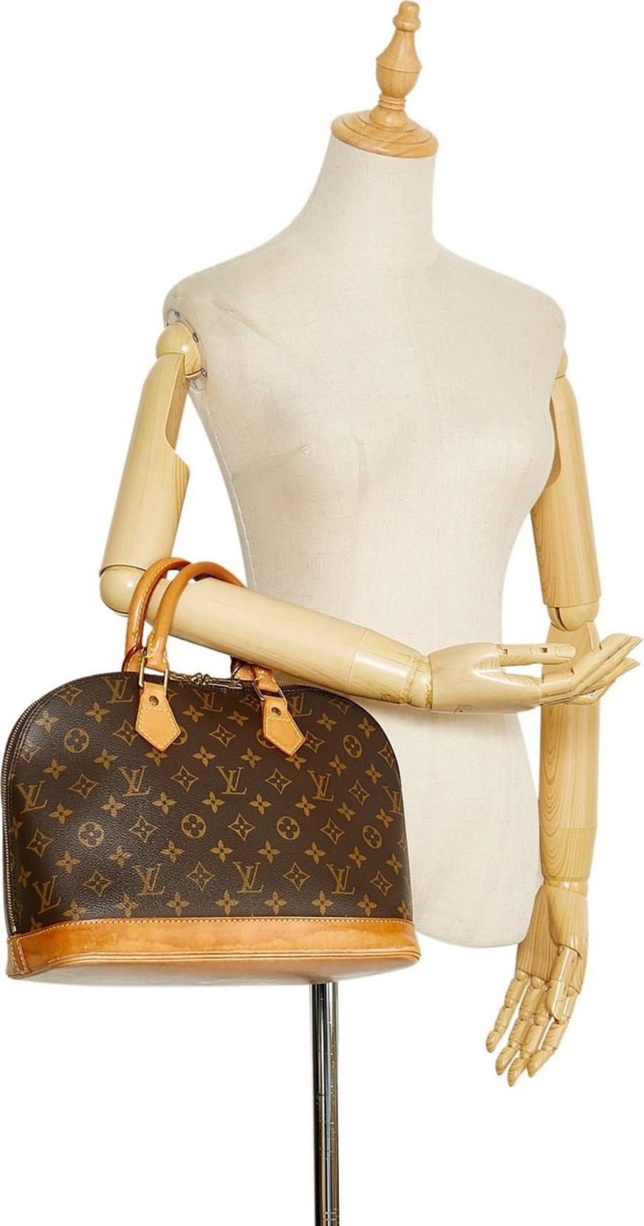 Dames Louis Vuitton | Louis Vuitton Monogram Alma Pm Bruin