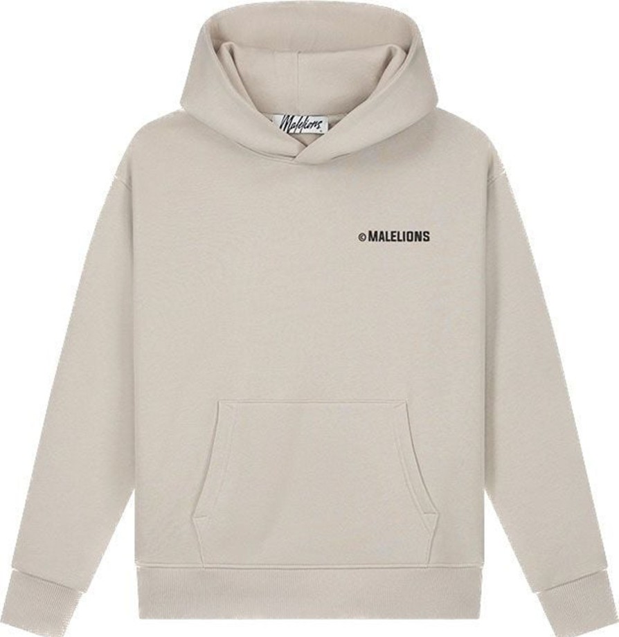 Dames Malelions | Malelions Women Studio Hoodie - Taupe Taupe