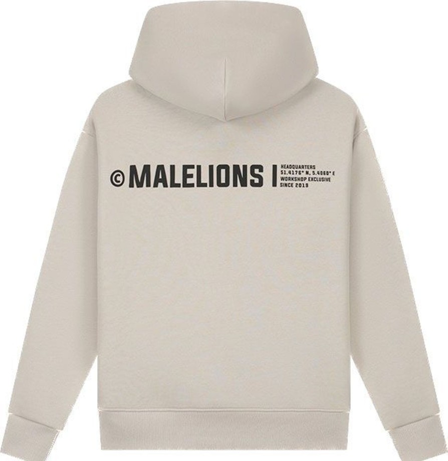 Dames Malelions | Malelions Women Studio Hoodie - Taupe Taupe