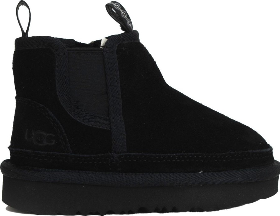 Kids UGG Laarzen | Ugg Neumel Chelsea Laarsje Black Zwart