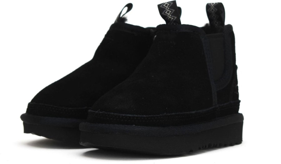 Kids UGG Laarzen | Ugg Neumel Chelsea Laarsje Black Zwart