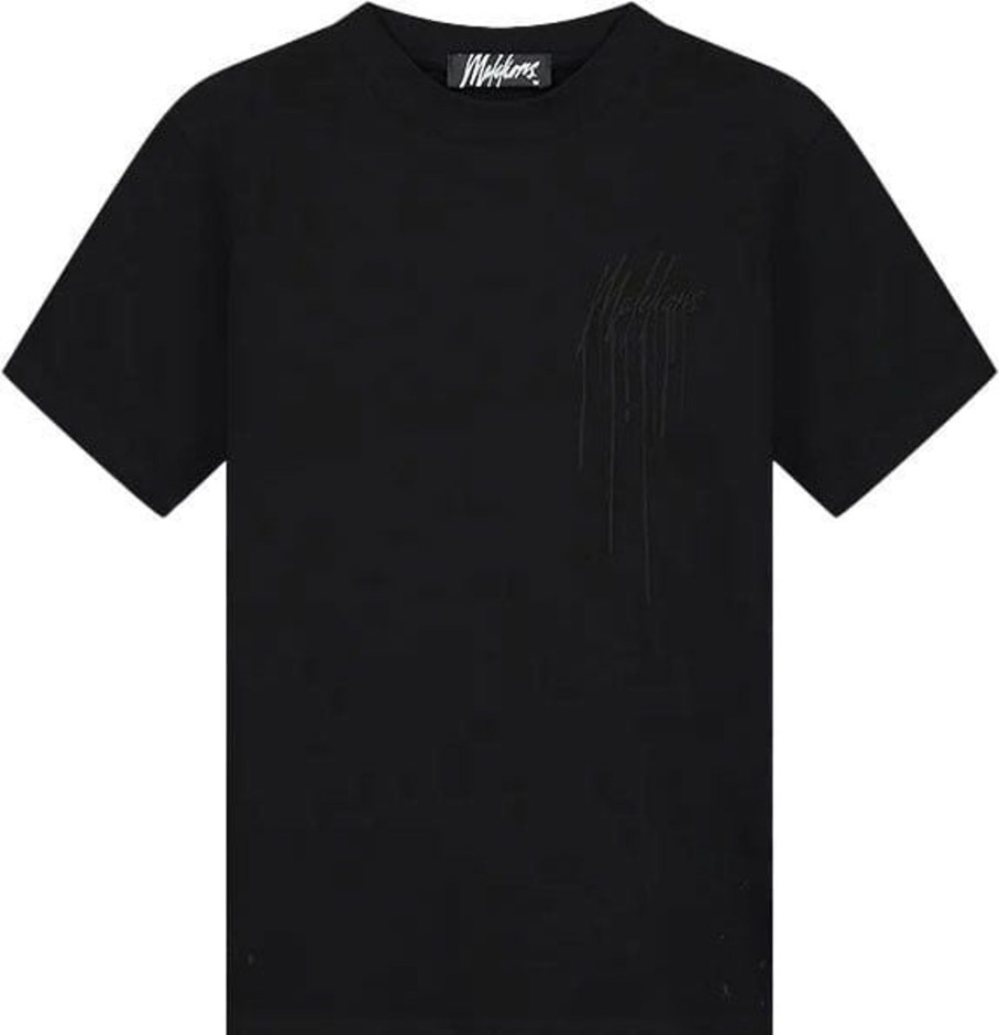 Heren Malelions | Malelions Painter T-Shirt - Black/Black Zwart