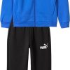 Kids Puma Sets | Puma Track Suit Kid Fz Panel Hooded Tracksuit 679153.47 Blauw