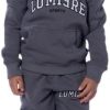 Kids LUMI3RE Sets | Lumi3Re Sportif Trainingspak Dark Grey Kids Grijs