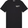 Heren Malelions | Malelions Men Workshop T-Shirt - Black/Beige Zwart