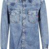 Heren Diesel | Diesel D-Ocean Shirt Blue Blauw