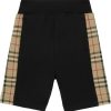 Kids Burberry Shorts | Burberry Burberry Kids Shorts Black Zwart