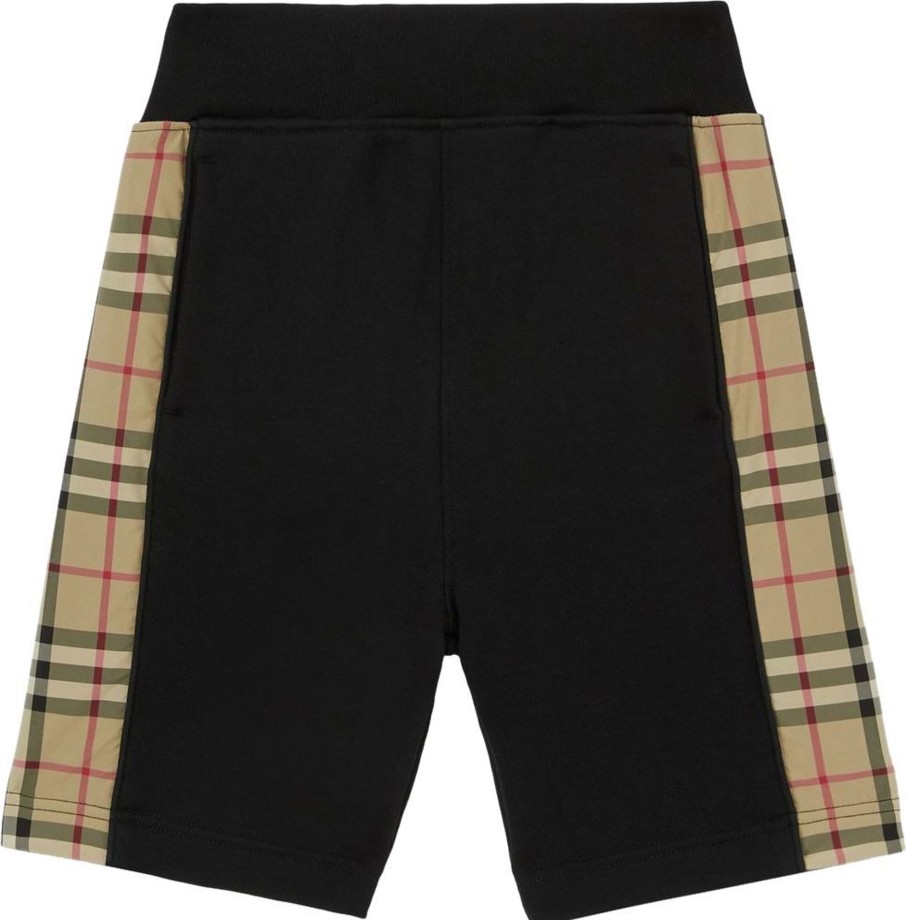 Kids Burberry Shorts | Burberry Burberry Kids Shorts Black Zwart