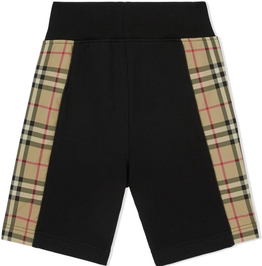 Kids Burberry Shorts | Burberry Burberry Kids Shorts Black Zwart