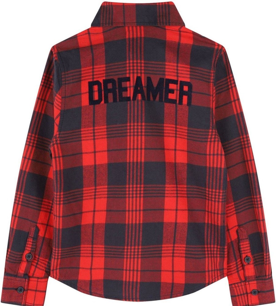 Kids Zadig et Voltaire Overhemden | Zadig Et Voltaire Houthakkers Hemd Rood Rood