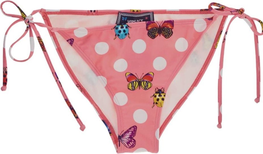 Dames Versace | Versace Butterflies Bikini Bottoms Roze