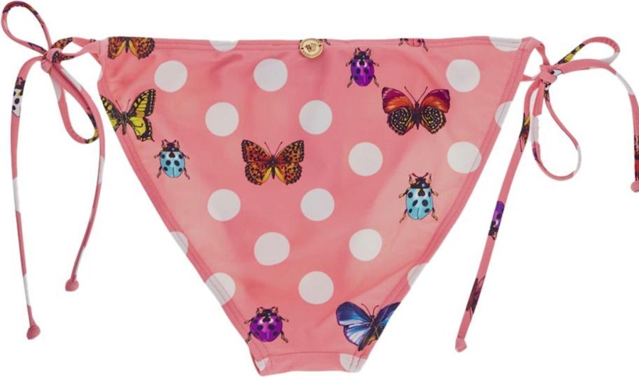 Dames Versace | Versace Butterflies Bikini Bottoms Roze