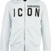 Kids Dsquared2 Vesten | Dsquared2 Icon Sweatvest Wit Relax Fit Wit