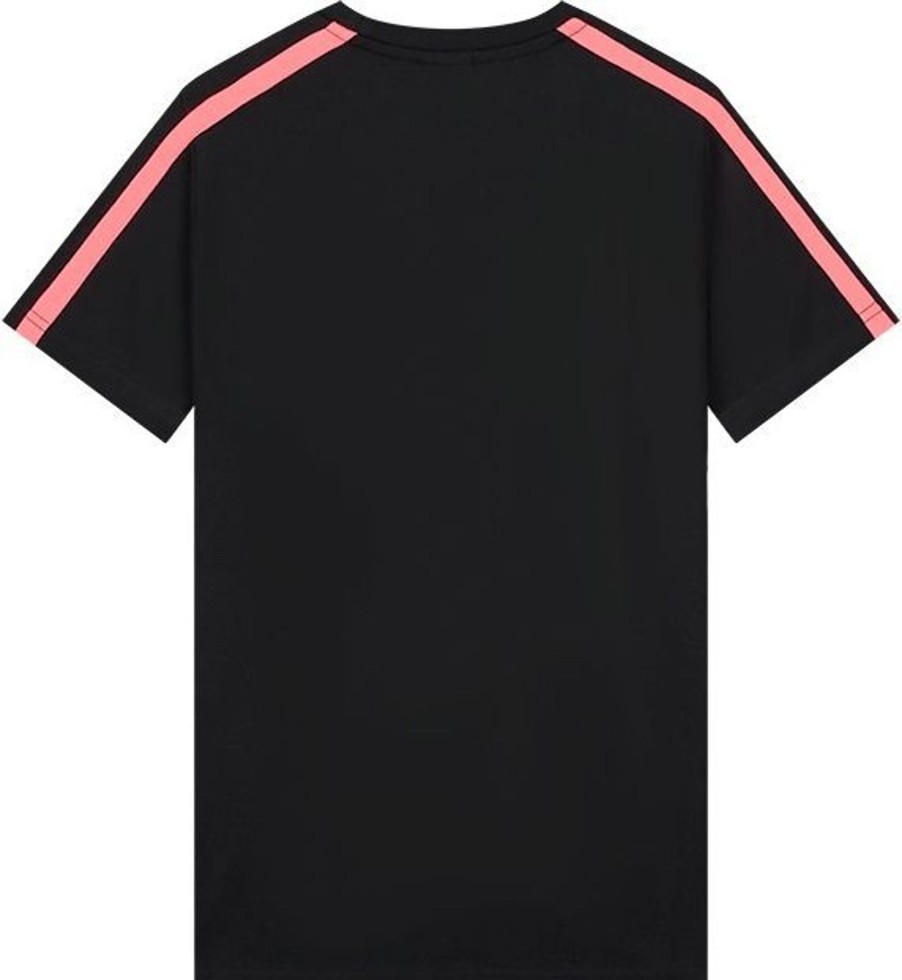 Heren Malelions | Malelions Sport Academy T-Shirt - Black/Red Zwart