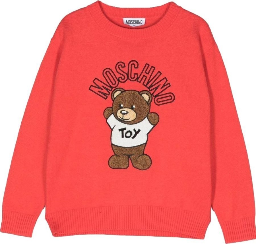 Kids Moschino Truien | Moschino Sweater Red Rood