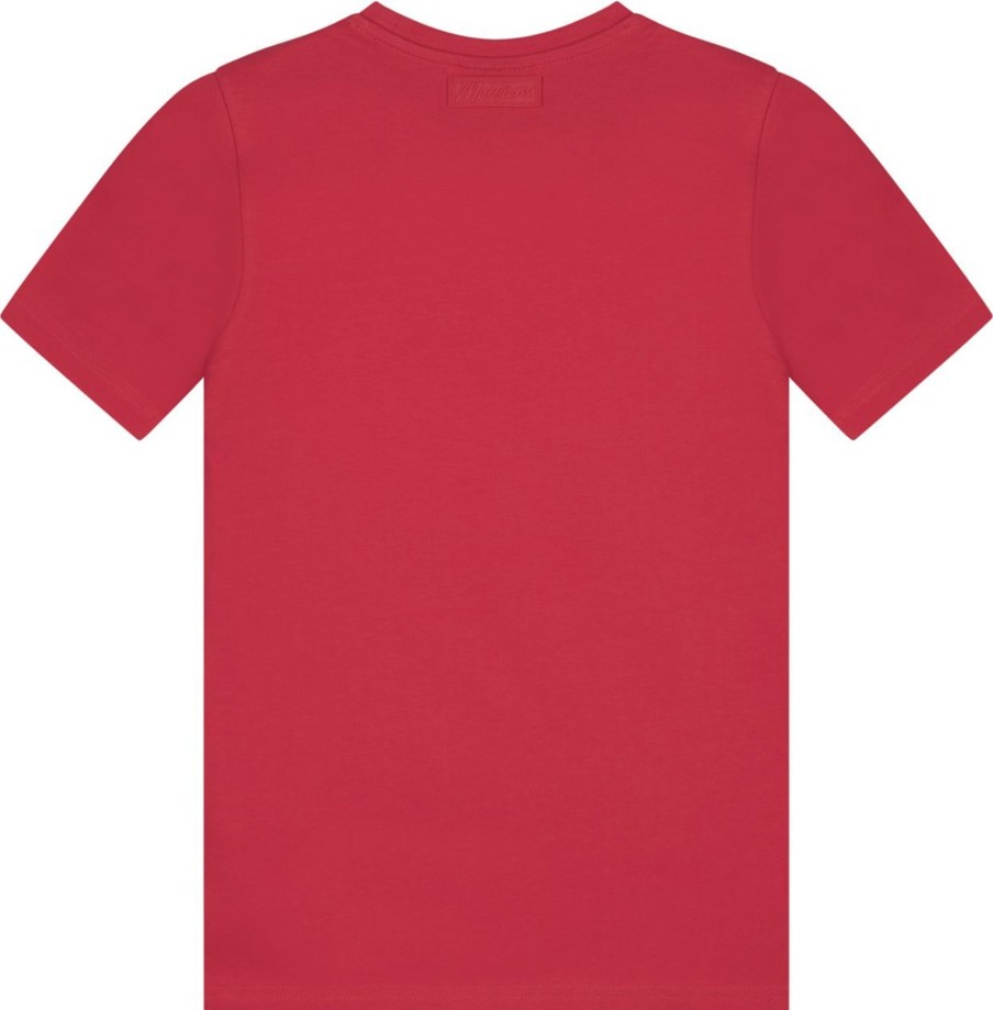 Kids Malelions Tops | Malelions Jimmy T-Shirt - Red Rood