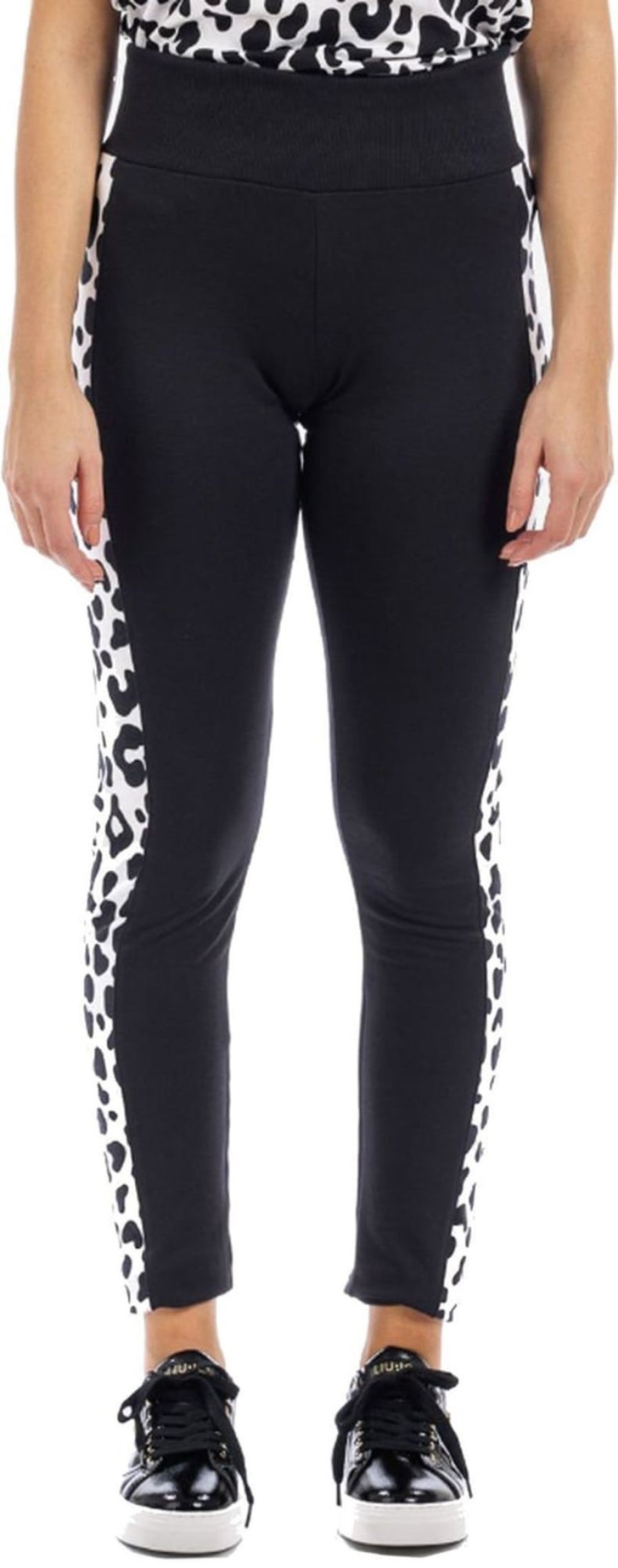 Dames Moschino | Moschino Moschino Underwear Logo Leggings Zwart