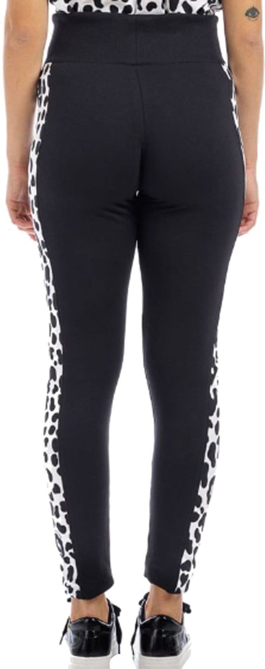 Dames Moschino | Moschino Moschino Underwear Logo Leggings Zwart