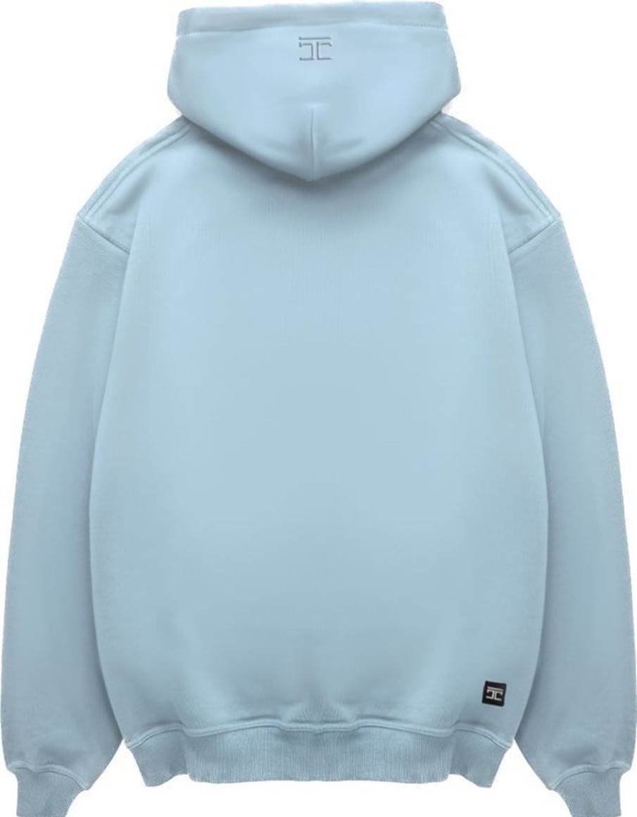 Heren JORCUSTOM | Jorcustom Icon Zipped Hoodie Blue Blauw