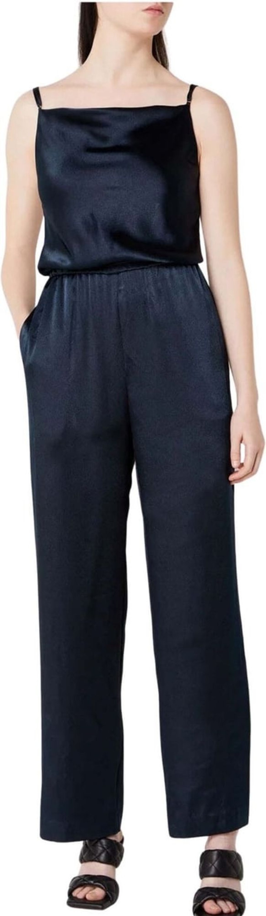 Dames Samsøe Samsøe | Samsoe Samsoe Fredericka Jumpsuit Donkerblauw Blauw